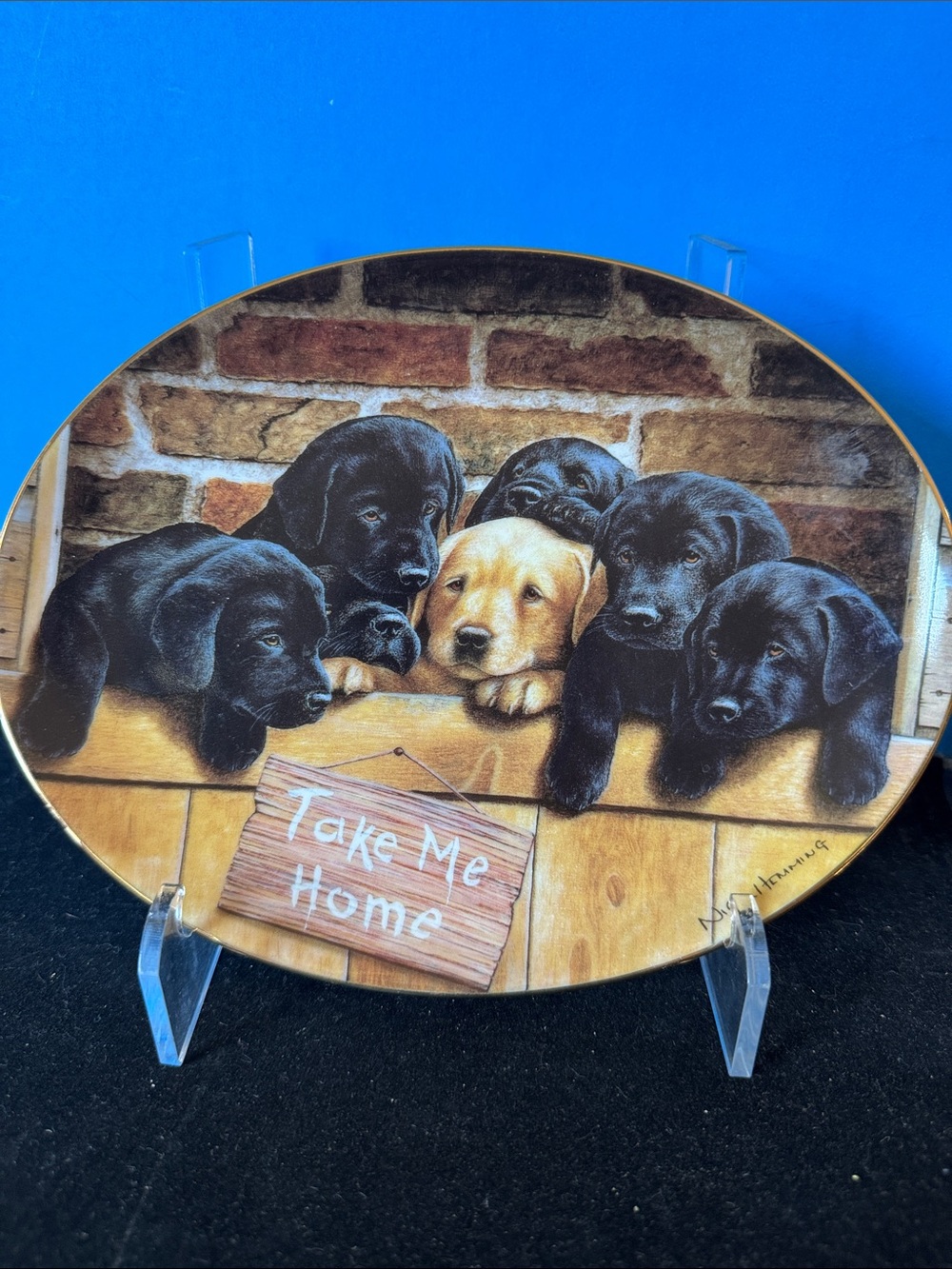 Take Me Home" collector by artist Nigel Hemming, produced by the Franklin Mint